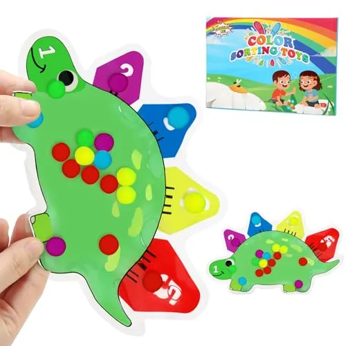 JoyLife Fidget Toys Sensorik Spielzeug, Squeezable Farben Sortierenspielzeug, Squeeze Spielzeug Antistressspielzeug GelgefüLlte Sensorisches zum Quetschen und Kneten ADHS und Autismusspielzeug