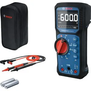 Bosch Professional Digitales Multimeter GDM 600-15 - Messgeräte mit CAT III 600V Sicherheitsklasse, ideal für professionelle Anwendungen und präzise Messungen.