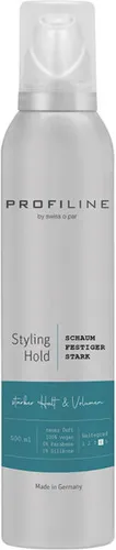 Swiss o Par Profiline Halt Schaumfestiger extra stark 500 ml - Stylingschaum für extra starken Halt und Volumen, verbessert die Formbarkeit der Haare. Mit Antistatik-Effekt für ein gepflegtes Haarbild und leichtes Auskämmen.