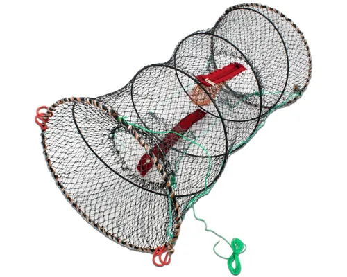 Angel Berger Köderfischreuse faltbar Fischreuse Krebsreuse Trap Keepnet Angel...