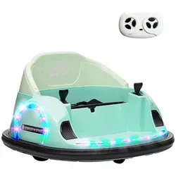 AIYAPLAY 12V Kinder Autoscooter mit Fernbedienung - Elektrofahrzeuge, sicher und unterhaltsam mit 360°-Drehung, Musik und Lichtern für Kinder von 1,5-5 Jahren.