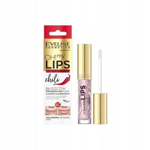 EVELINE OH! My Lips Maximizer Lipgloss Chili Vergrößerungs Lippen Hyaluron 4,5ml