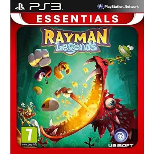 Rayman Legends (PS3) - Abenteuer für die ganze Familie - Plattformspiel für PS3 mit fesselndem Gameplay, unterstützt bis zu 4 Spieler im Offline-Modus und bietet spannende Abenteuer gegen furchterregende Kreaturen.
