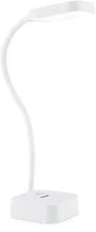 Philips Rock Schreibtischlampe USB weiß - Moderne Schreibtischlampe mit USB-Anschluss, ideal für Home Office und stilvolle Beleuchtung.