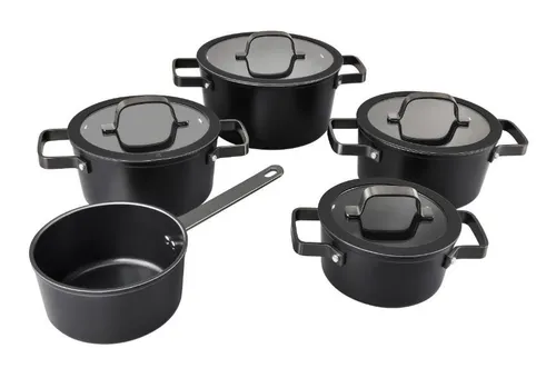 Hanseatic Alu Pro 9-teiliges Topf-Set für Induktion