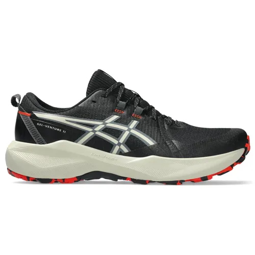ASICS Gel-Venture 11 Trailschuh Herren - Schwarz & Beige, Größe 42 - Entdecke den perfekten Trailschuh für Abenteuer! Der ASICS Gel-Venture 11 bietet optimalen Grip und Stabilität auf unebenem Gelände – ideal für ambitionierte Läufer.