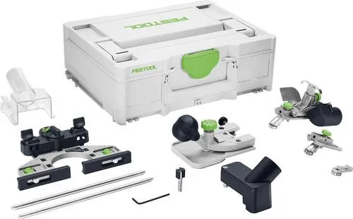 Festool Zubehör-Set ZS-MFK 700 578375 - Zubehör für Elektrowerkzeug, ideal für präzise Kantenbearbeitung mit 1,5° geneigtem Frästisch und praktischer Aufbewahrung im Systainer.