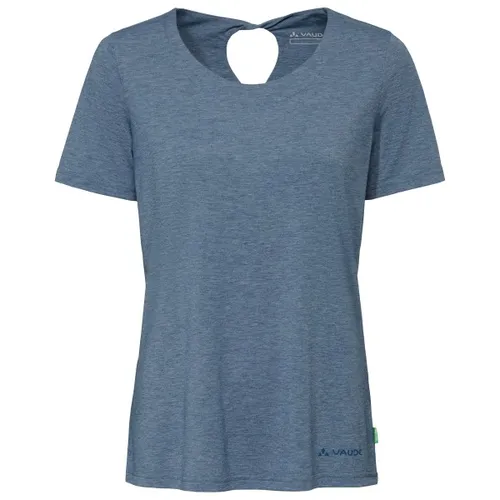 Vaude Women's Skomer Hiking T-Shirt II - Funktionsshirt Gr 48 blau/grau - Vielseitiges Wander-T-Shirt in Blau/Grau, Größe 48. Ideal für Outdoor-Aktivitäten, hergestellt aus atmungsaktiven Materialien für optimalen Tragekomfort.