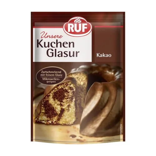 Ruf Kakaohaltige Fettglasur Kuchenglasur 100g