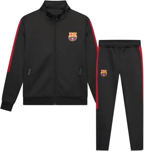 FC Barcelona Trainingsanzug Schwarz für Kinder