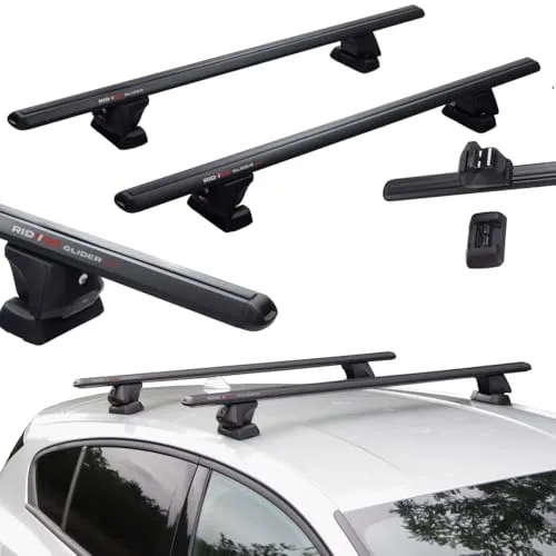 RIDIGO Dachträger für Hyundai i20 2 II GB 2014-2019 Fixpunkte (ohne Reling) Black