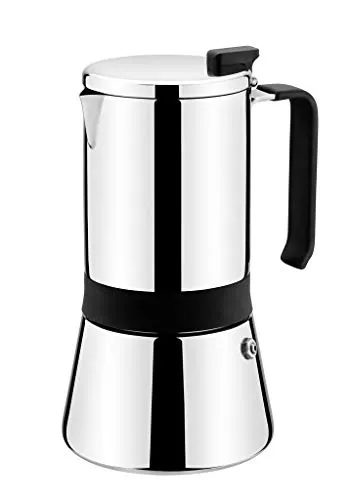 MONIX Aroma Italienische Kaffeemaschine aus Edelstahl