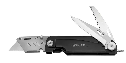 Westcott Multitool Cutter Allzweck Werkzeug Multifunktionsmesser LED Licht Akku