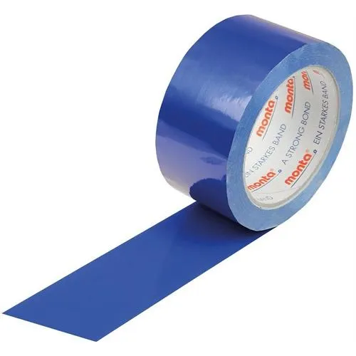 Transpak Klebeband monta 250F Breite 50mm Lnge 66m Strke 57 PVC blau leise MONTA - VPE: 36 (60029352)