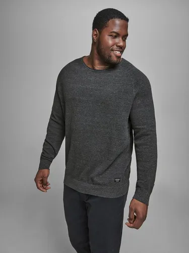 JACK & JONES Male Strickpullover Plus Size - Pullover für Herren, bequemer Regular Fit aus 100% Baumwolle für optimalen Tragekomfort und lässigen Look.