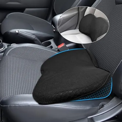 Chiluxendo Sitzkissen Auto, Keilkissen Stuhl, Orthopädisches Steißbeinkissen, Ergonomisches Sitzpolster, Sitzerhöhung, Autositzkissen Memory-Schaum, Kissen Steißbein, Sitzkeilkissen Autositzauflage