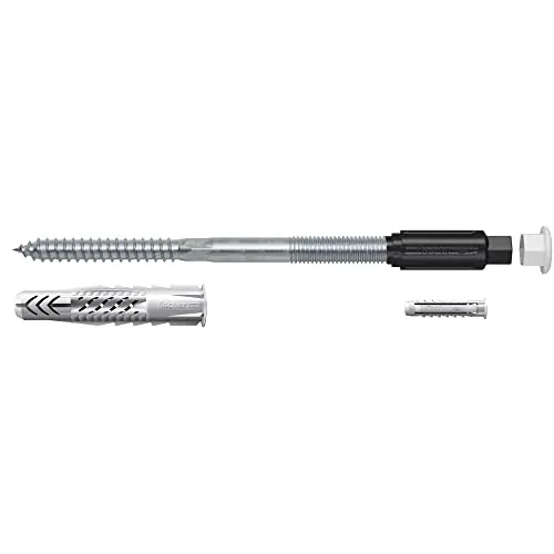 fischer Thermax 10/200 M6 - 20 Stück - Ankerstangen mit Abstandsmontage zur exakten Positionierung, energiesparend und ohne Sonderwerkzeuge montierbar. Ideal für WDVS und Holzunterkonstruktionen.