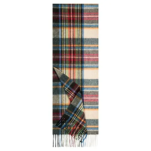 Roeckl Unisex Scottish Tartan Schal 30x180 in blau von Roeckl