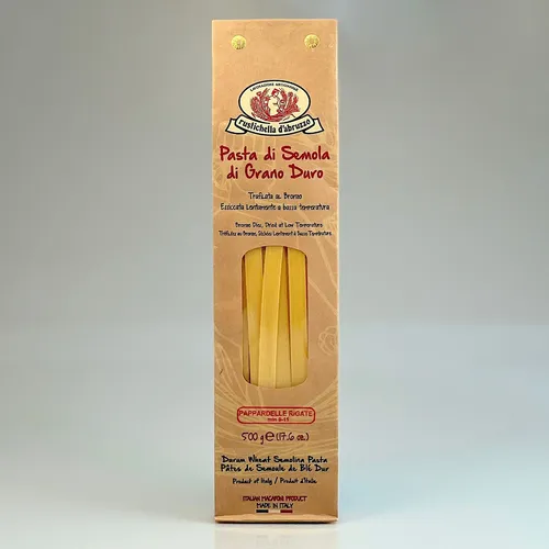 Pappardelle Rigate 500 g Rustichella d'Abruzzo Pasta di semola di grano duro