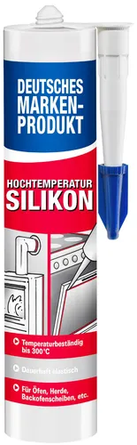 Hochtemperatur Silikon 300ml EUR28,33/ltr schwarz 300° Backofen Kamin Grill PKW