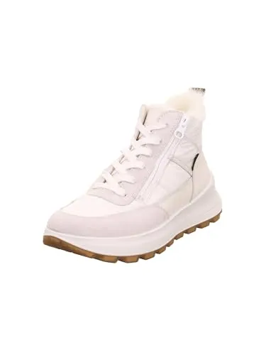 Legero Damen Stiefel in Weiß, Größe 4.5 - Wanderschuhe mit warmem Futter, wasserdicht durch GORE-TEX und flauschigem Innenfutter für höchsten Komfort bei kühlen Temperaturen.