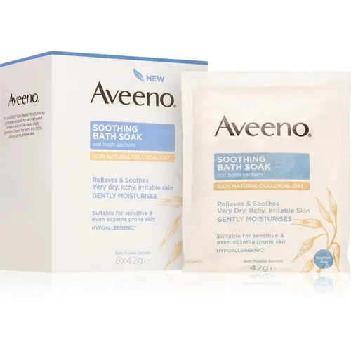Aveeno Soothing Bath Soak Puder für das Bad 8x42 g