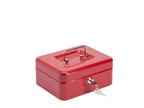 Burg Wachter CB02R Geldkassette 5020, Rot, 20,3 cm