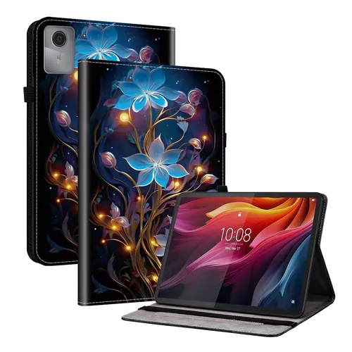 Für Lenovo Idea Tab 11 Zoll Crystal Textur Kunstleder Design Motiv Schutz Hülle