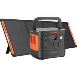 Jackery Stromerzeuger 2000 v2 mit 200W Solarpanel - Tragbare Powerstation (2042Wh) mit 2200W Ausgang, ideal für Camping und Notfälle. Leicht und kompakt für einfache Mobilität, mit schneller Aufladung in nur 52 Minuten.