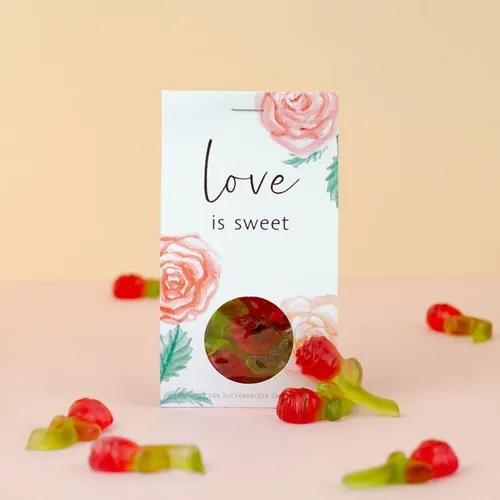 Love is sweet - 60 g, Valentinstagsgeschenk 