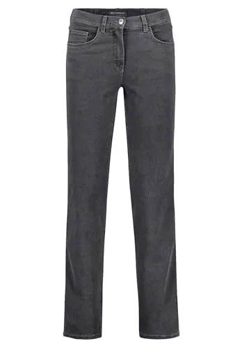 Stretch-Jeans BETTY BARCLAY - Damen Slim Fit Hose - Modische Damen Stretch-Hose in Grau, ideal für den Alltag. Der elastische Bund und der Slim Fit-Schnitt sorgen für optimalen Tragekomfort und eine figurbetonte Silhouette.