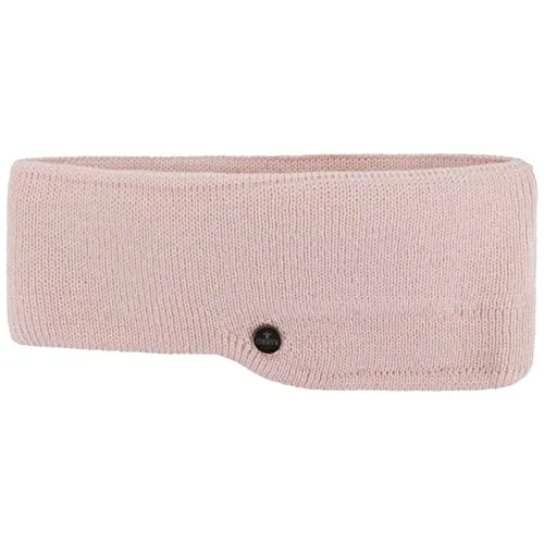 LIERYS Fine Merino Stirnband Damen/Herren/Kinder (7,5-10 cm breit) - Made in Germany - mit Merinowolle - Ohrenwärmer gefüttert mit Baumwolle - One Size (53-60 cm) - Herbst/Winter rosa One Size