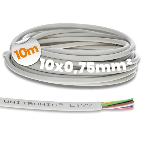Meter Lapp UNITRONIC LiYY PVC-Datenleitung 10x0,75 mm² von Lapp