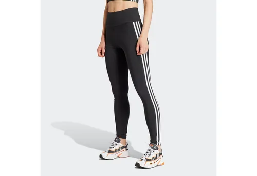 adidas Originals 3 S Leggings - Sportliche Retro-Leggings - Sport-Leggings mit weichem Baumwollmix und legendären 3-Streifen für einen authentischen Look. Ideal für aktive Tage und lässige Styles.