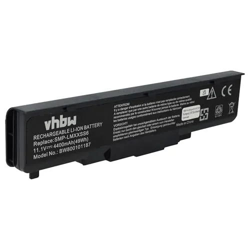vhbw 1x Akku kompatibel mit F.I.C. LM10W, GR2, GT1W, LM2W, LM77W, LM13W, LM1W, va250D, GR1, MR056 Notebook (4400 mAh, 11,1 V, Li-Ion)