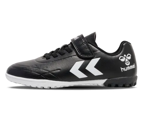 HUMMEL Kinder Fußball-Hartplatzschuhe TOP STAR TURF JR - Die TOP STAR TURF JR. sind ideale Fußballschuhe für Kunstrasen. Mit leichtem Obermaterial und griffiger Außensohle bieten sie optimalen Halt und Komfort für junge Spieler.