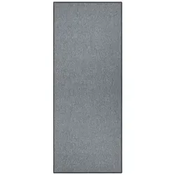 Hanse Home BT Carpet Bouclé Läufer – Rutschfester Kurzflor Teppich für Flur, Küche, Wohnzimmer, Badezimmer – Grau, 80x200cm - Läufer mit rutschfester Unterseite, ideal für Flur, Küche und Bad. Strapazierfähig und pflegeleicht, perfekt für alle Unterböden, auch Fußbodenheizung geeignet.