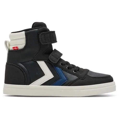 hummel Kinder Sneaker Slimmer Stadil Leather High Jr 225913 Black/Blue 31