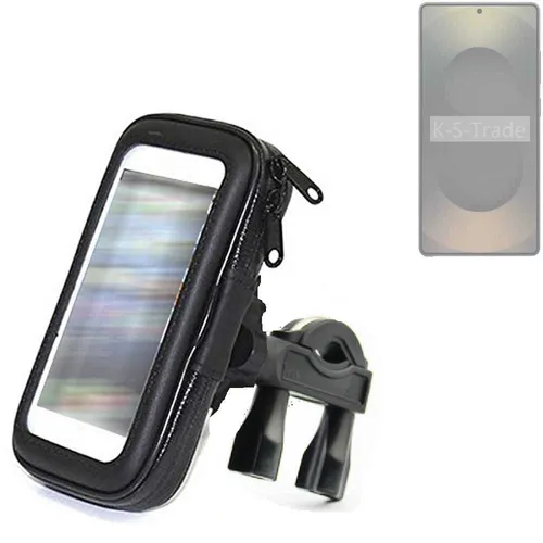 Fahrradhalterung für Samsung Galaxy S25 Ultra – Universelle Lenkstangenhalterung - Universelle Fahrradhalterung für Samsung Galaxy S25 Ultra, spritzwassergeschützt und touch-sensitiv. Ideal für E-Bikes, Mountainbikes und BMX. Sicherer Halt am Lenker für sorgenfreies Fahren.