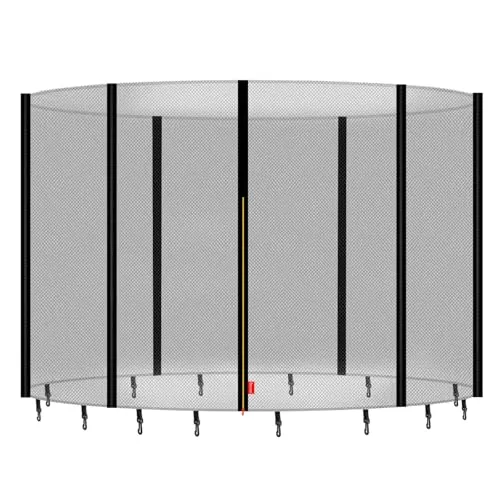 Baunsal® Trampolin Sicherheitsnetz Ø 366 cm (JS+EXD-M) für 6 Netzstangen Netzhöhe 180 cm Ersatzteile Trampolin Netz Trampolin Schutznetz Kinder Trampolin Ersatznetz Trampolin Outdoor