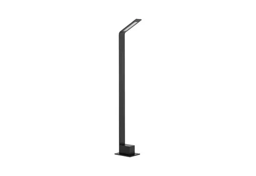 Licht-Erlebnisse Außen-Stehlampe JORASEL – Moderne LED Wegeleuchte 80 cm IP54 - Elegante Außen-Stehlampe aus Aluminium in Schwarz mit fest integriertem LED-Leuchtmittel. Ideal für Eingangsbereiche, Gärten und Terrassen – sorgt für ein warmes Licht und mehr Sicherheit im Außenbereich.