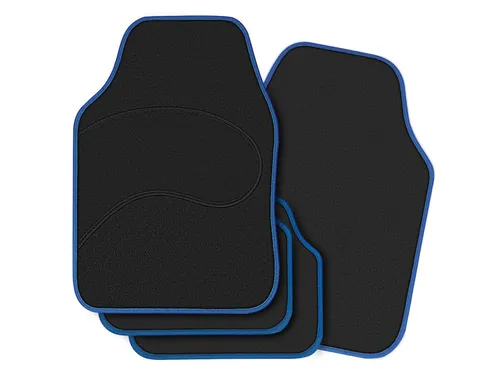 Woltu Fußmatte 7135, Höhe: 5 mm, universelle Autofußmatten-Set, gegen Wasser rutschfest