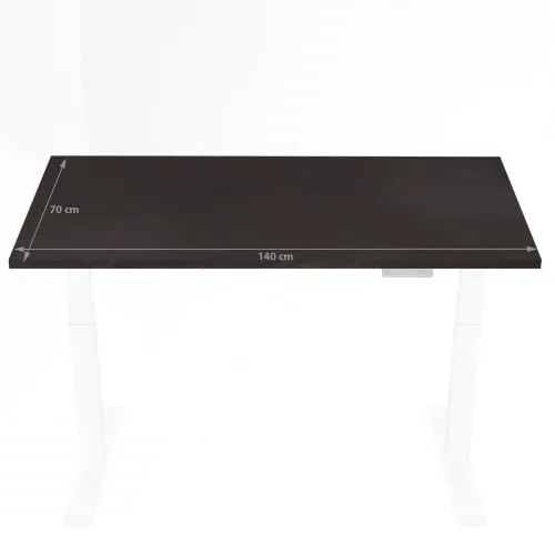 FANZTOOL Tischplatte Schwarz 140x70 cm in schwarz von FANZTOOL