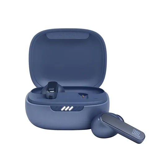 JBL Live Pro 2 TWS – Wasserdichte True-Wireless In-Ear-Kopfhörer mit Noise-Cancelling - Blau - Kopfhörer mit JBL Signature Sound und bis zu 40 Stunden Wiedergabezeit. Optimales Noise-Cancelling sorgt für ungestörten Musikgenuss und klare Anrufe.
