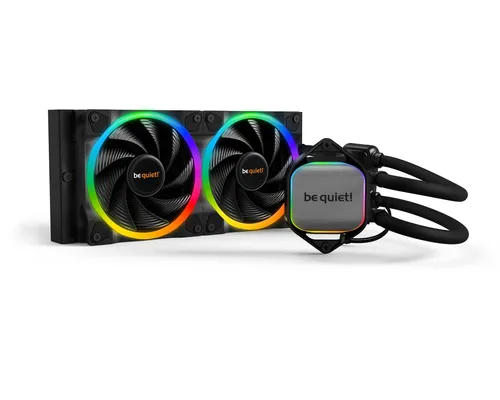 be quiet! PURE LOOP 2 FX 240mm AiO-Wasserkühlung - Hochleistungs-Wasserkühlung mit ARGB-Lüftern und einfachem Nachfüllport für optimale Kühlleistung