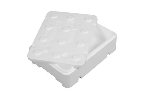 Prima Thermobehälter Styroporbox Thermobox mit Deckel 6,97 L / Innenmaß 361x261x74 mm, (Packung, 1-tlg)