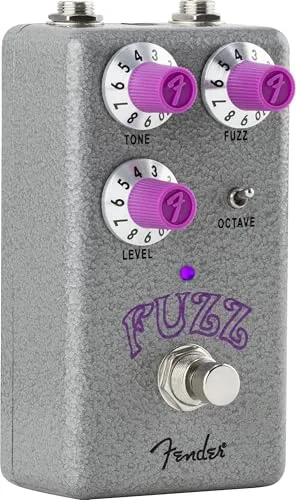 Fender Hammertone Fuzz Fuzz-Effektpedal - Gitarren-Effektgeräte: Vintage-inspirierter Fuzz mit Oktaven-Modus für kräftige Leads und ein individuelles Klangdesign dank integrierter Klangkontrolle.