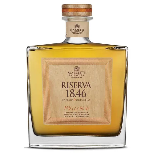 Grappa Riserva 18.46 - Mazzetti d'Altavilla - 0,7 Lit. - 43%