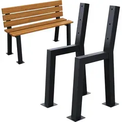 HAGO Tischbein HAGO24 Bankgestell H-Form 2er Set von Hago