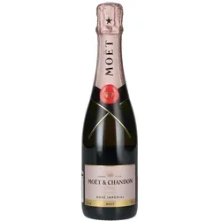 Moët & Chandon Champagne ROSÉ IMPÉRIAL Brut 0,375l - Exklusiver Rosé-Champagner aus der Champagne, ideal für festliche Anlässe. Verführt mit Aromen von roten Beeren und floralen Nuancen, perfekt als Aperitif oder zu feinen Speisen.